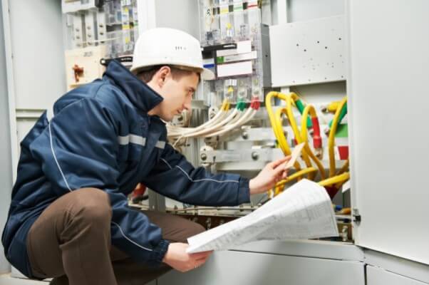 Some electricians charge per job