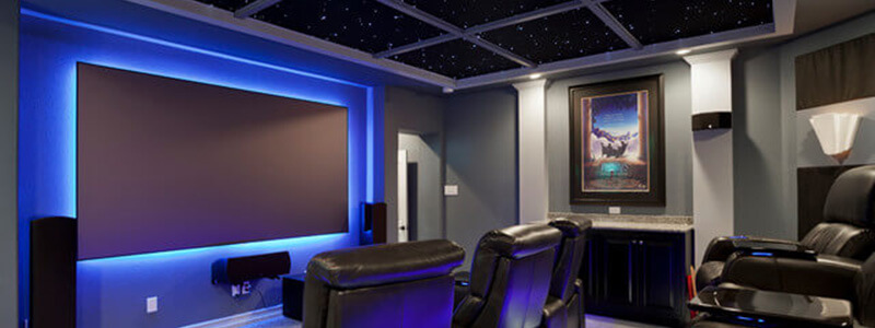 Ambient Lighting in a Home Theatre